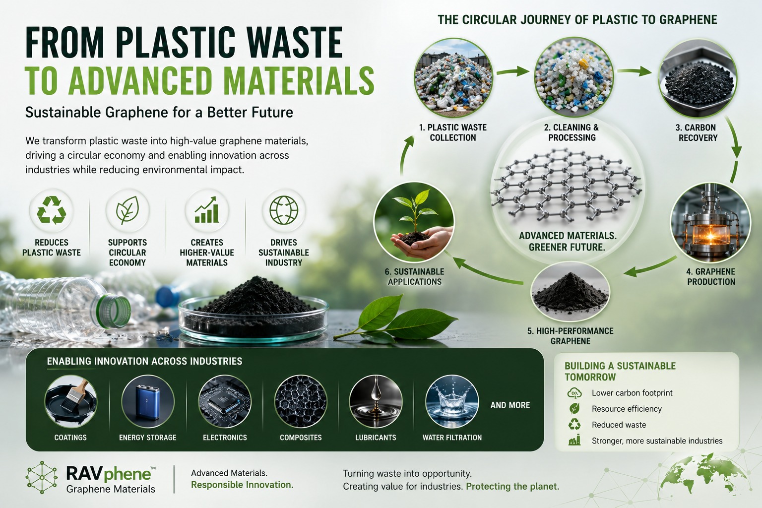 From Plastic Waste to High-Value Graphene | Sustainable Graphene Production